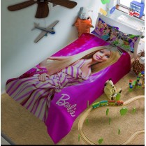 لحاف روتختی عروسکی دخترانه مدل barbie